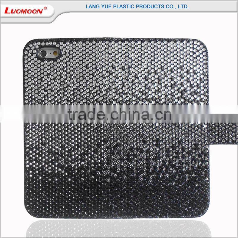 Two mobile phone PU cell phone case for android 5 inch leather case