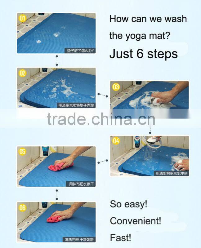 high quality non-slip exercise yoga mat TPE eco for fitness training