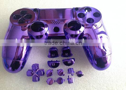 custom chrome controller shell for ps4 controller shell red gold silver blue purple pink green color mod