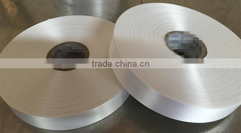 Slitting Side Polyester Satin for Care Label for Care Label