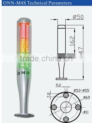 ONN-M4S Steady/permanent LED beacon alarm warning lights