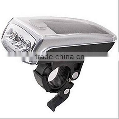 waterproof solar bicycle led dynamo flashlight