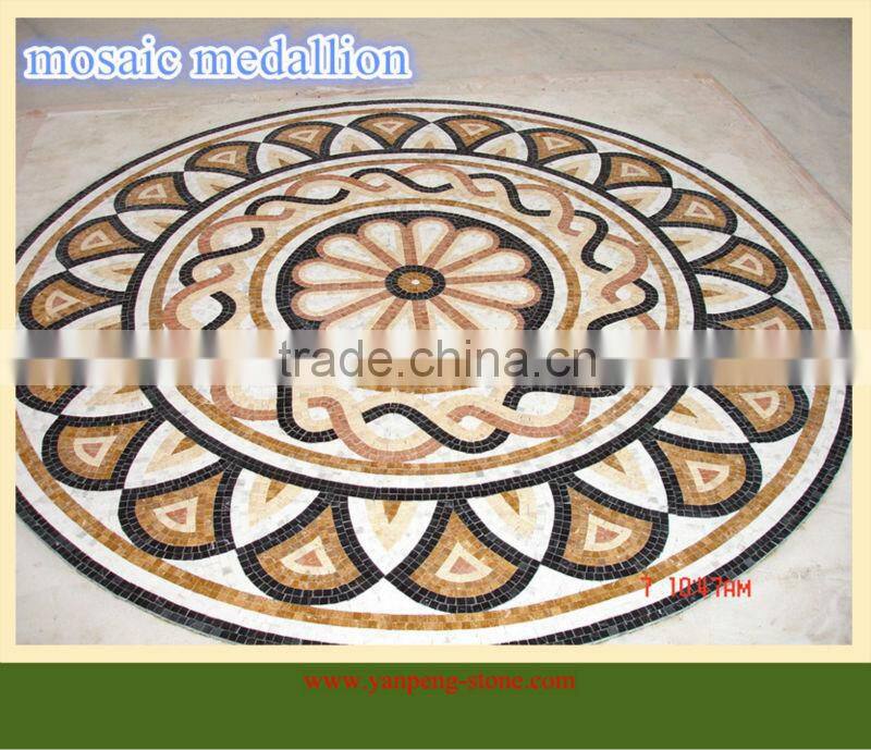 mosaic medallion for hall decoration