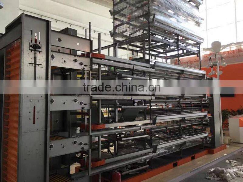 Durable Automatic Hot Dip Galvanized Layer Poultry Cage