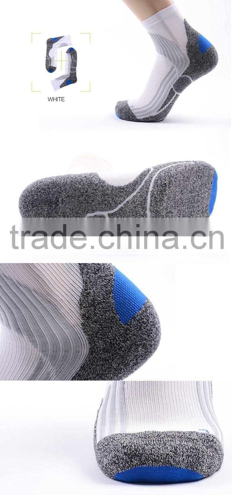 compression socks coolmax with wool loop for men sports running