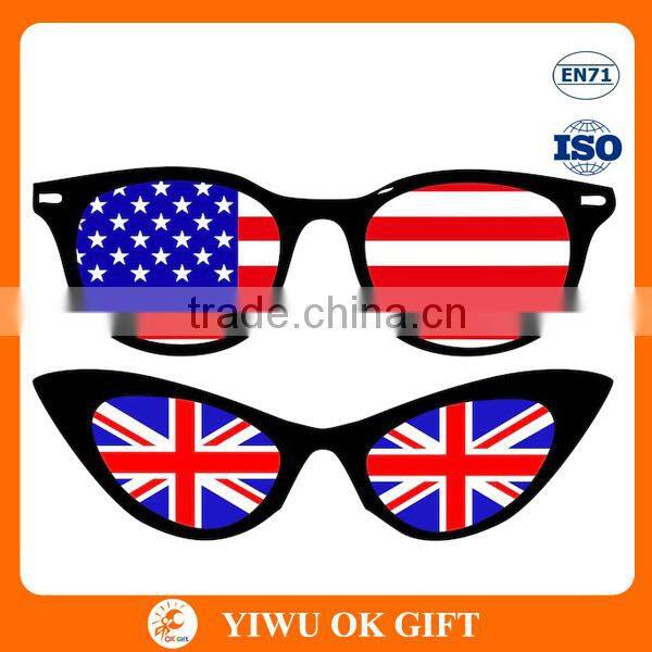 High Quality Party Suppliers National Flag Sunglasses