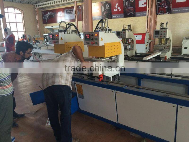 PVC window and door welding machine two head