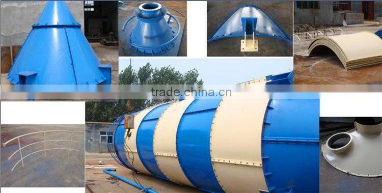 50T Horizontal Cement Silo for Concrete Batching Plant, Concrete Silo