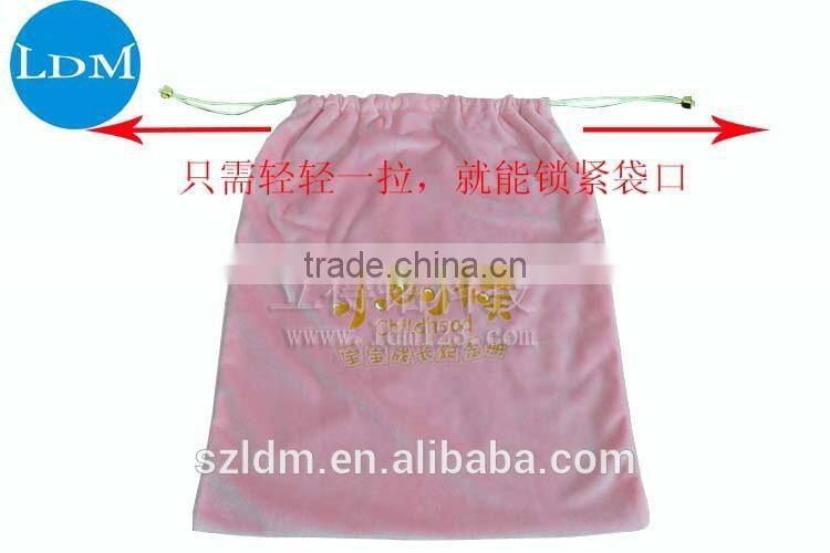 Hot sale velvet christmas gift bag