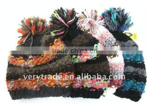 winter hat with scarf glove set