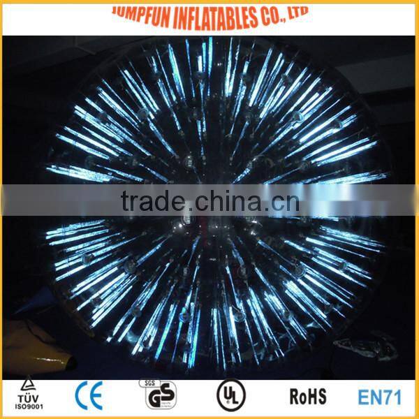inflatable glowing zorb ball for sale