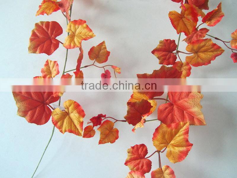 artificial grape leaves garland YL564-1