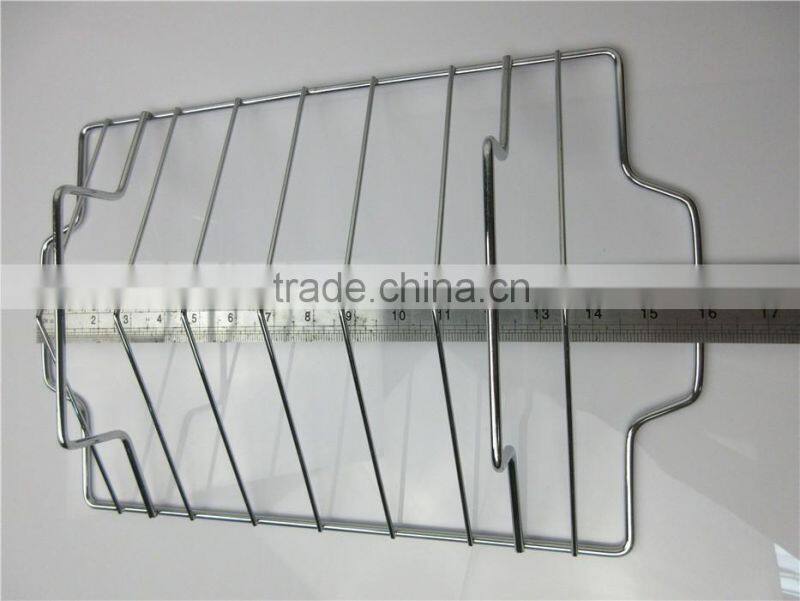 Nonstick BBQ meat Rib Rack, Barbecue Roast Holder