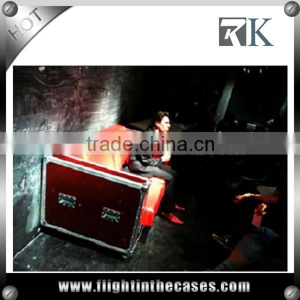 New style fashionable heavy duty aluminum carrying truck sofa flight case