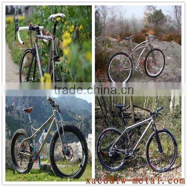 custom titanium bicycle basket bike front rack titanium bike luggage basket