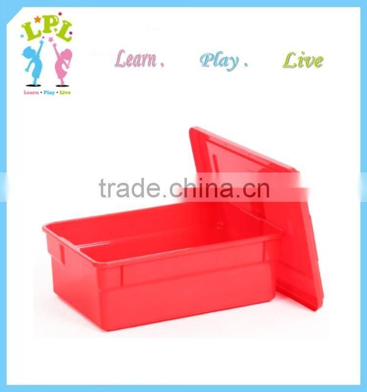 2016 high quality food grade big size toy plastic storage box with lids