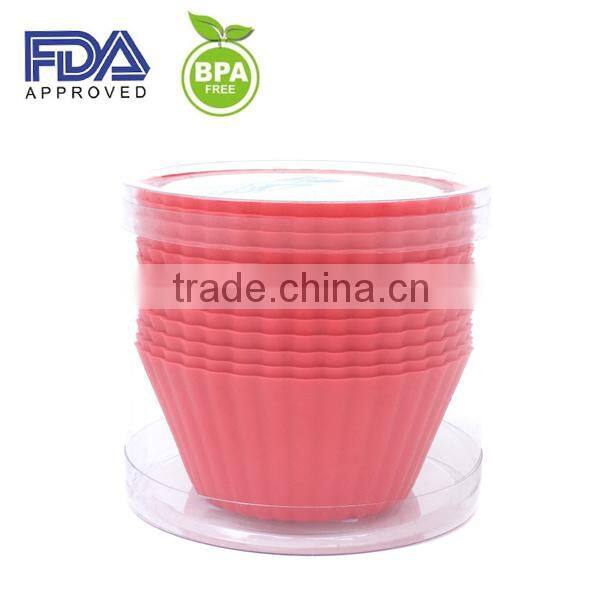 custom shape silicone cup cake case