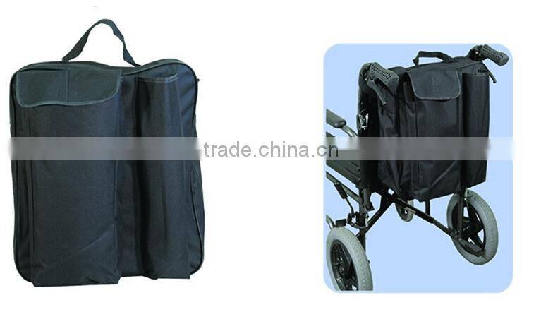 Topmedi Long Slot Waterproof Wheelchair Crutch Bag Mobility Scooter Bag Walking Stick for Haddicapped People