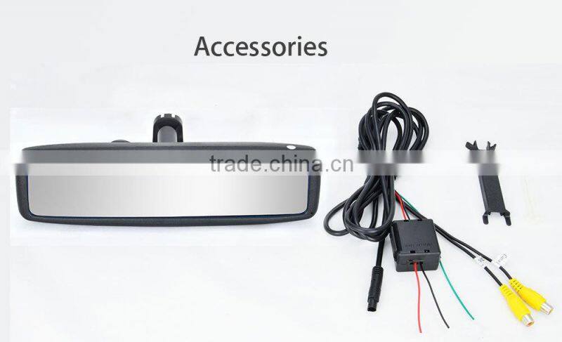 2016 OEM 4.3 Inch Monitor Rearview Mirror, Rear Mirror With Camera Parking Lines