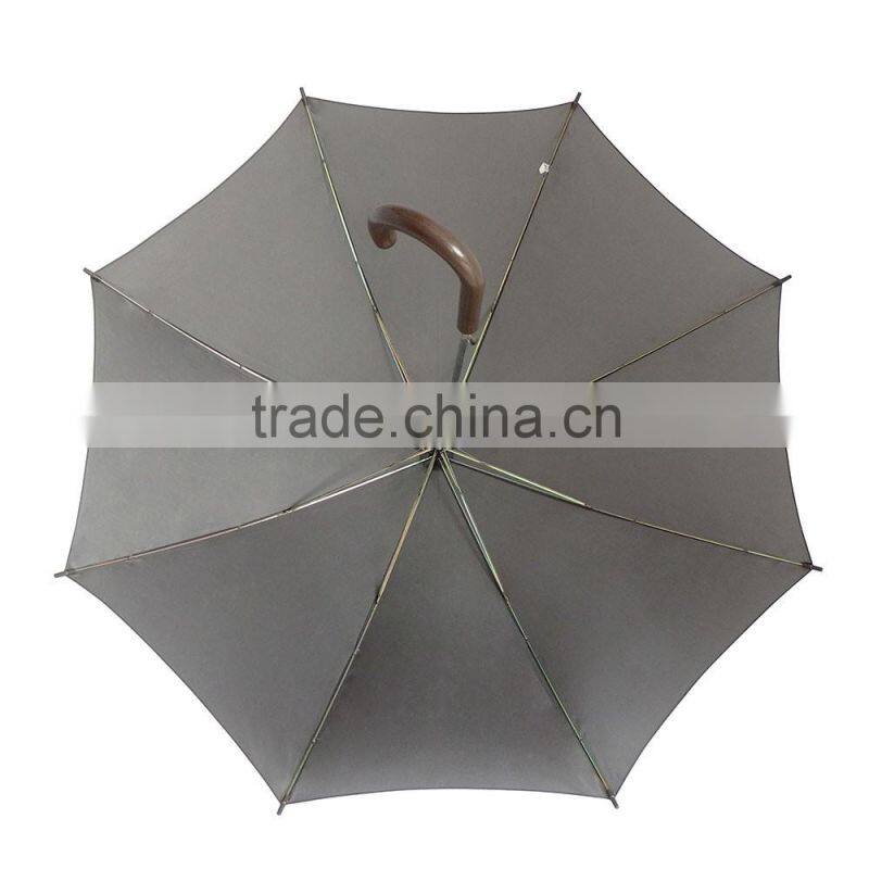 Special strink case plain gray straight umbrella