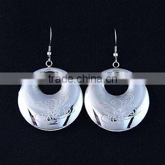 Fashion Exaggerated Big Gold Bamboo Hoop Earrings Personalized, Simple Gold Earring Designs For Women