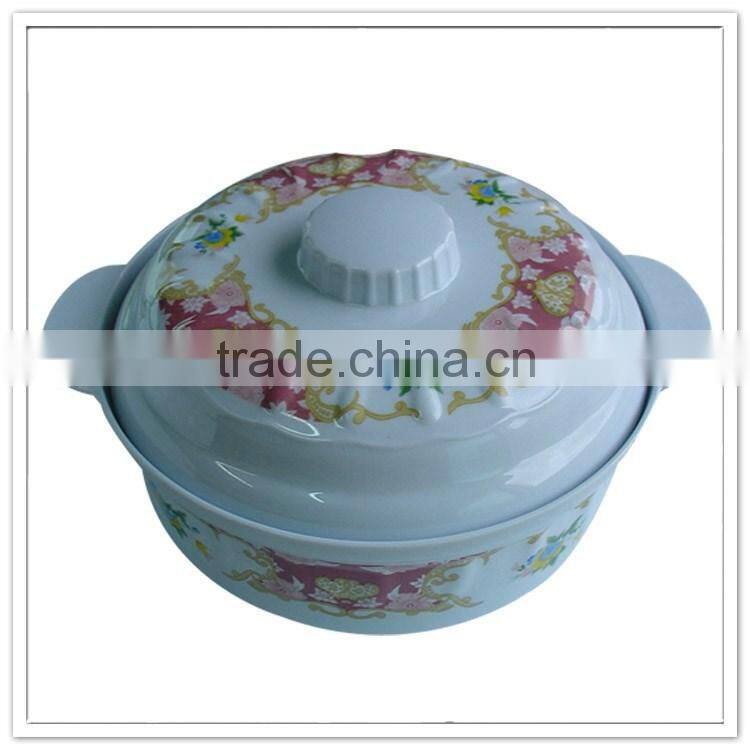 Eco-friendly plastic rice serving bowls with lids