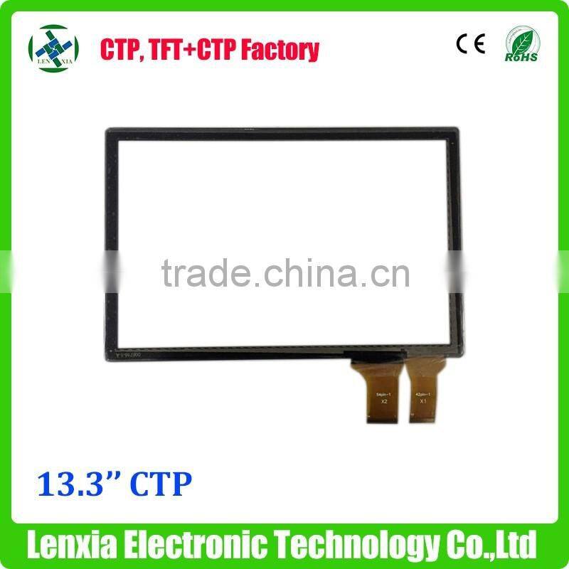 Samples in stock ! 13.3 inch usb multi touch screen overlay kit