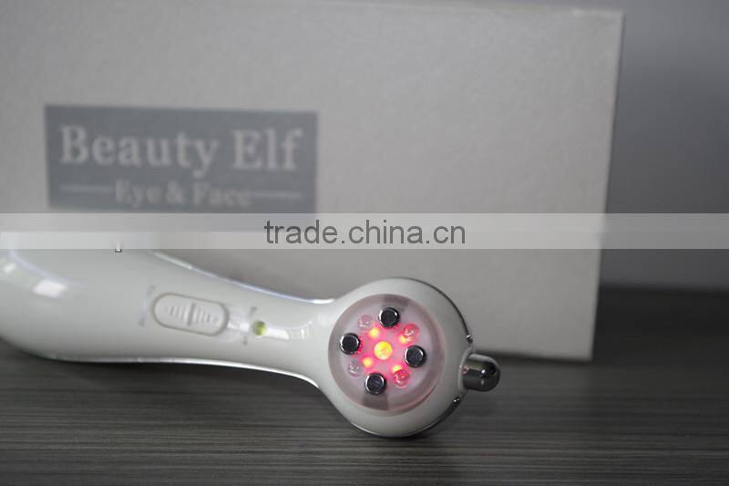 Handheld facial care system RF galvanic face lightening beauty device