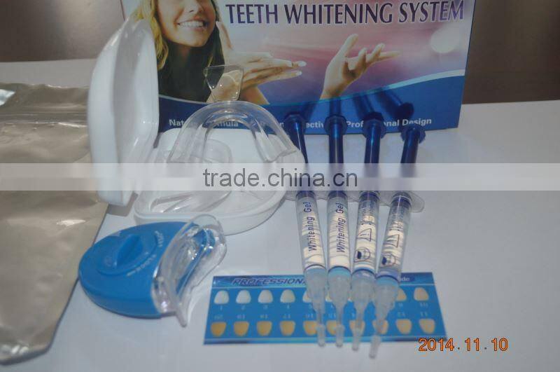 Professional Dental Teeth Whitening Home KIT WITH mini LED Light