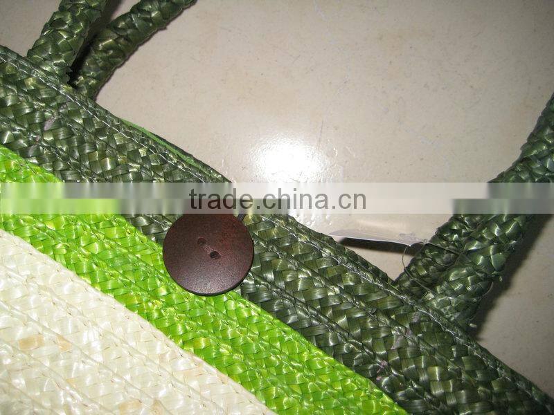 2015 New Style Stripes Fashion Straw Bag