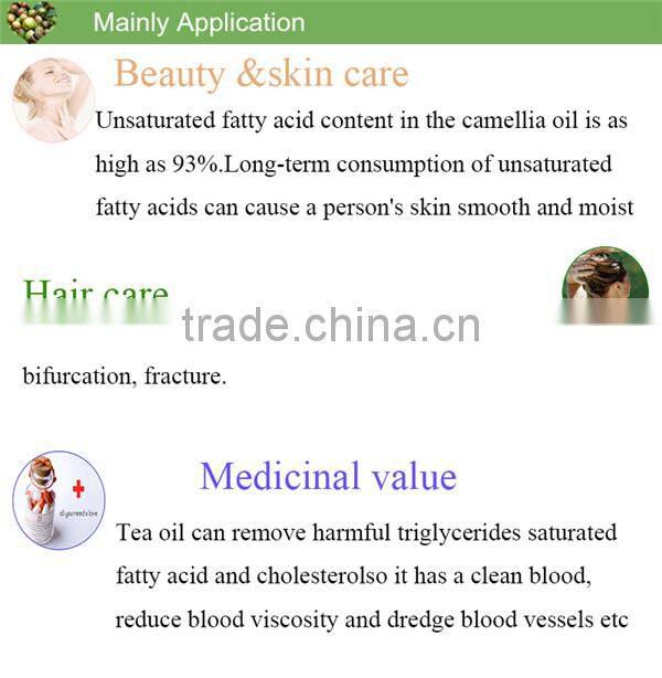 Camellia seed oil for skin care and health