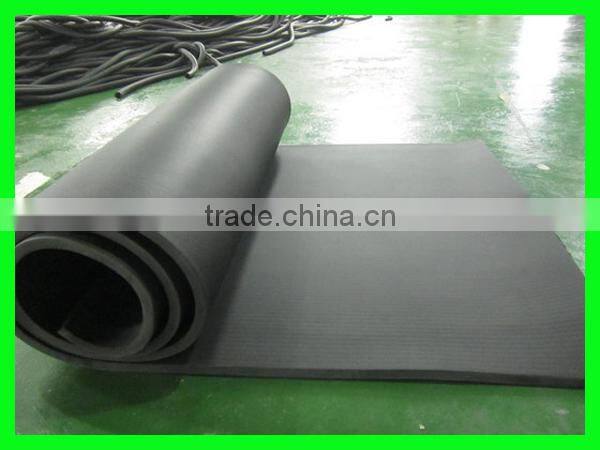 black rubber foam insulation with aluminum foil