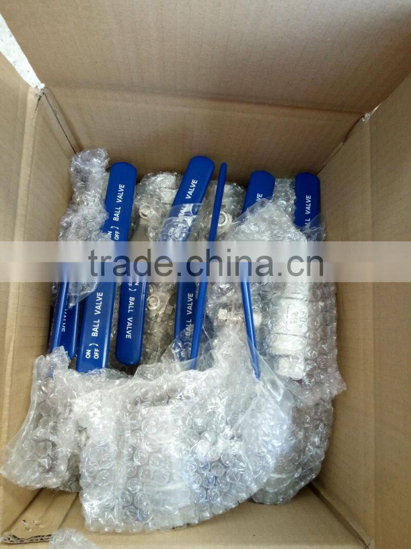 China Manufacture stainless steel threaded ends ball valve casting,quick release ball valve