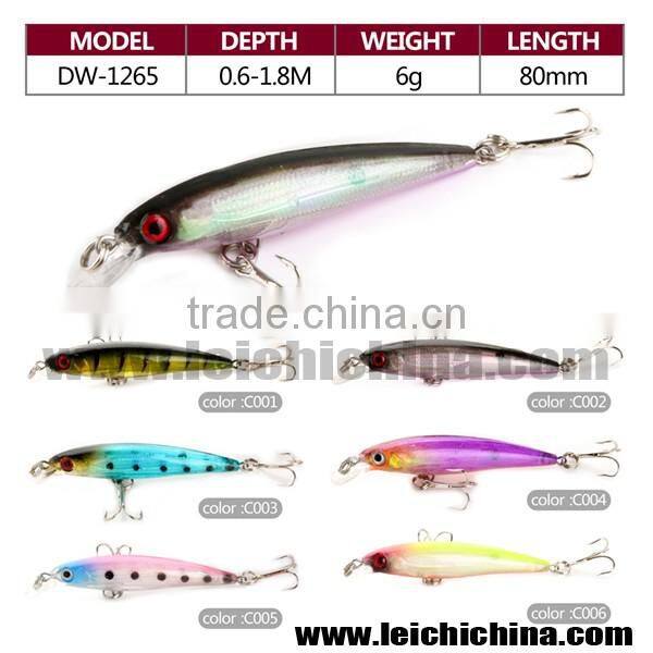 wholesale oem hard plastic minnow fishing lures