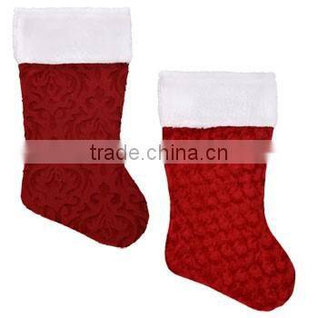 Felt Christmas Socks Personalized Fabric Disposable Christmas Stocking