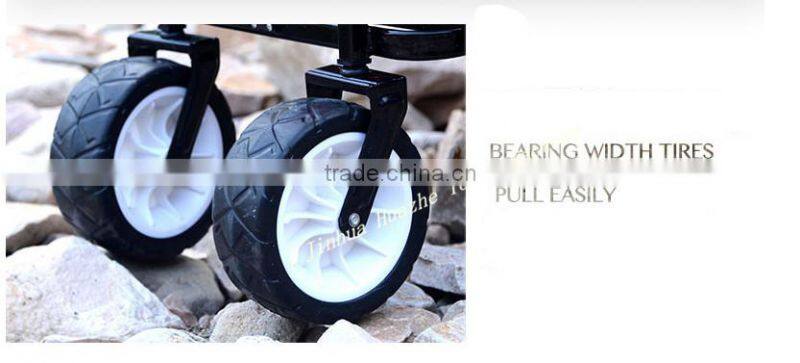 camping foldable pull cart lovely baby trolley