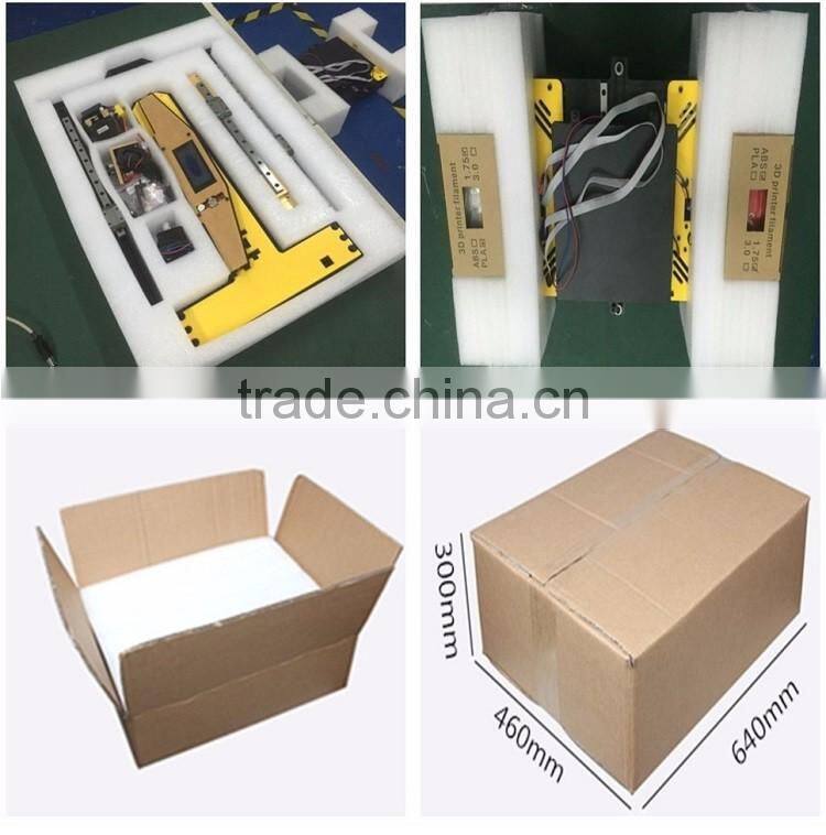 2016 New Hot Reprap DIY Semi Assembled 3D Printer Prusa I4 Prusa I3 Plus 2020 Aluminum Frame Linear Guide Rail for XZY Axis