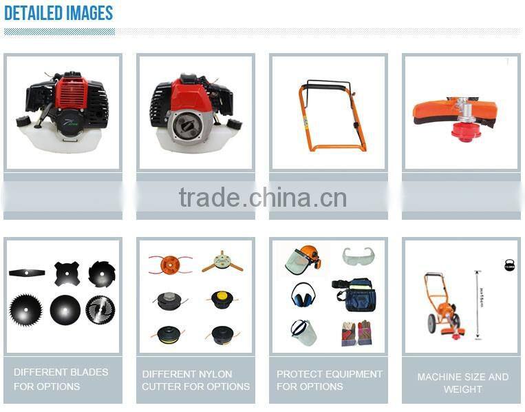 43cc new hand push grass brush cutter/grass cutter machine/garden cutter(TF-HPC05)