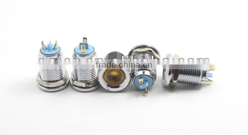 12mm metal indicator 220v pilot lamp GQ12C-D