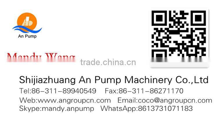 Mining usage non-clog stainless steel electric submersible slurry pump