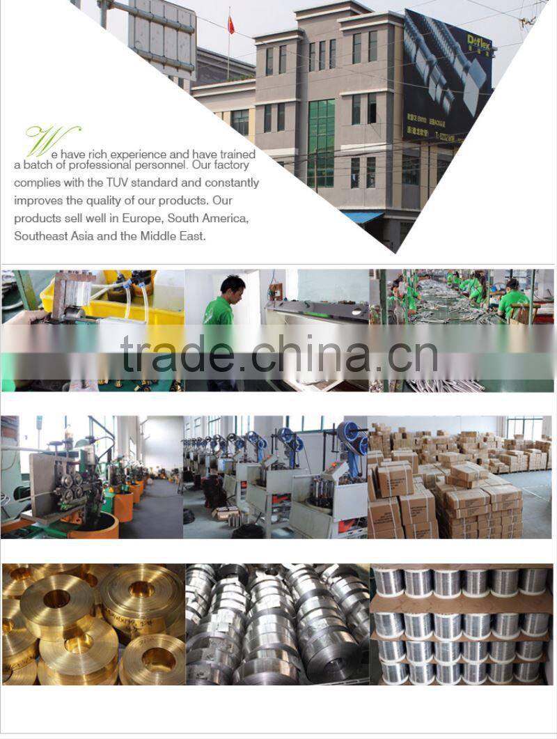 Doflex 2015 new fashion Stainless Steel 304 Flexible Braided Hose 1/2 inch x M10x1