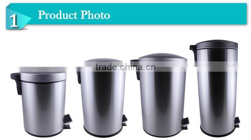 Guangdong Stainless Steel Foot Pedal Trash Waste Bin (DSAA)
