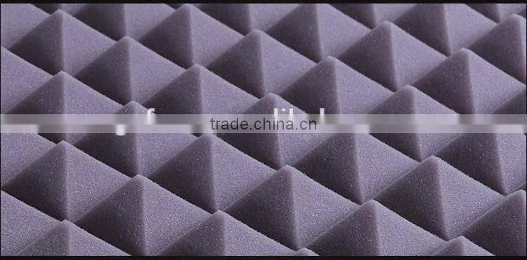 High quality customized acoustic foam panels / High density soundproofing foam with wedge/egg/pyramid shape