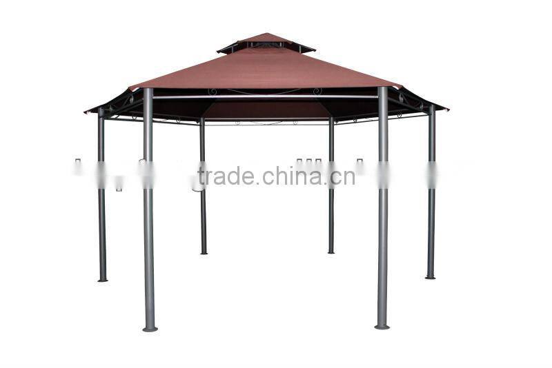 2X2X2m double topped gazebo(metal gazebo,garden furniture)
