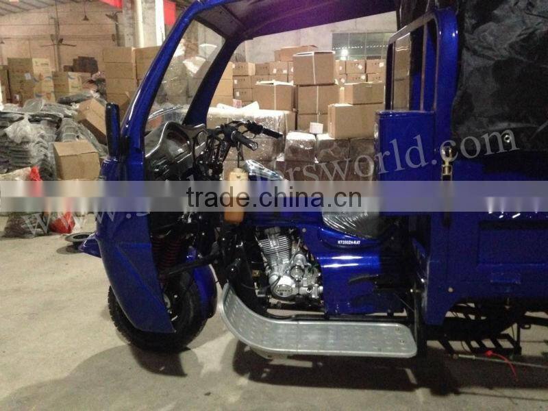 2014 China new design 3 wheel gas motor scooter for adults,3 wheel truck for sale,closed cabin cargo tricycle