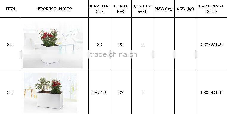 stackable plastic pot,fashionable plastic pots