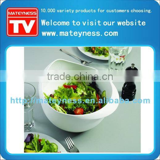 multi-function bowl with intergrated colander