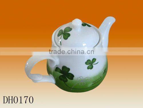 Factory direct manufacturer wholesale color glazed painting 600ml porcelain ceramic chinese tea pot
