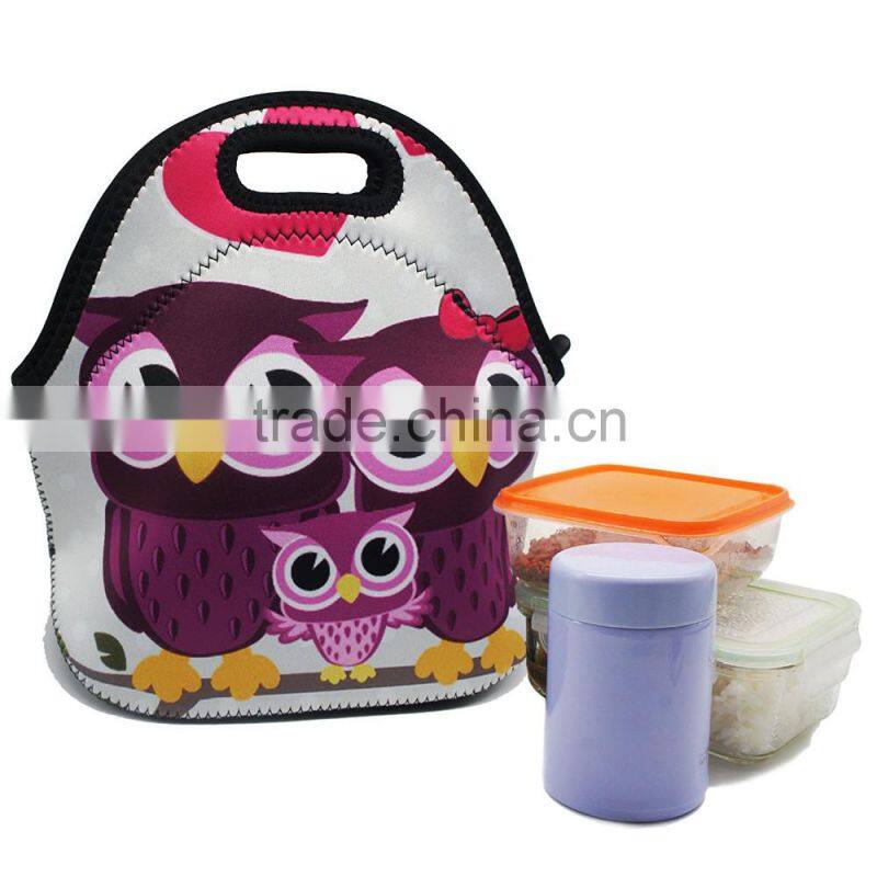 2017 eoprene wholesale lunch cooler bag thermal lunch box bag for kids