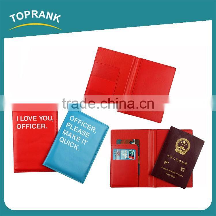Toprank Multifunction Foldable PU Leather Travel Organizer Passport Wallet Card Holder Travel Passport Cover For Promotion